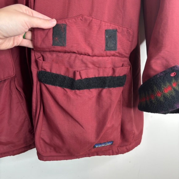 VTG 90s PATAGONIA Aztec Softshell Jacket Womens L RARE Fleece Lined Southwestern - Picture 6 of 14